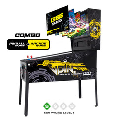 The Pincade Combo by Creative Arcades | Pinball & Arcade All-In-One Machine | 2 Player