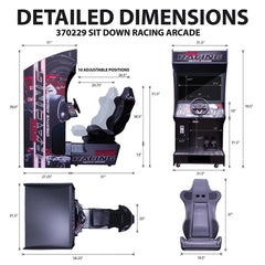 Classic Racing Arcade Machine by Creative Arcades