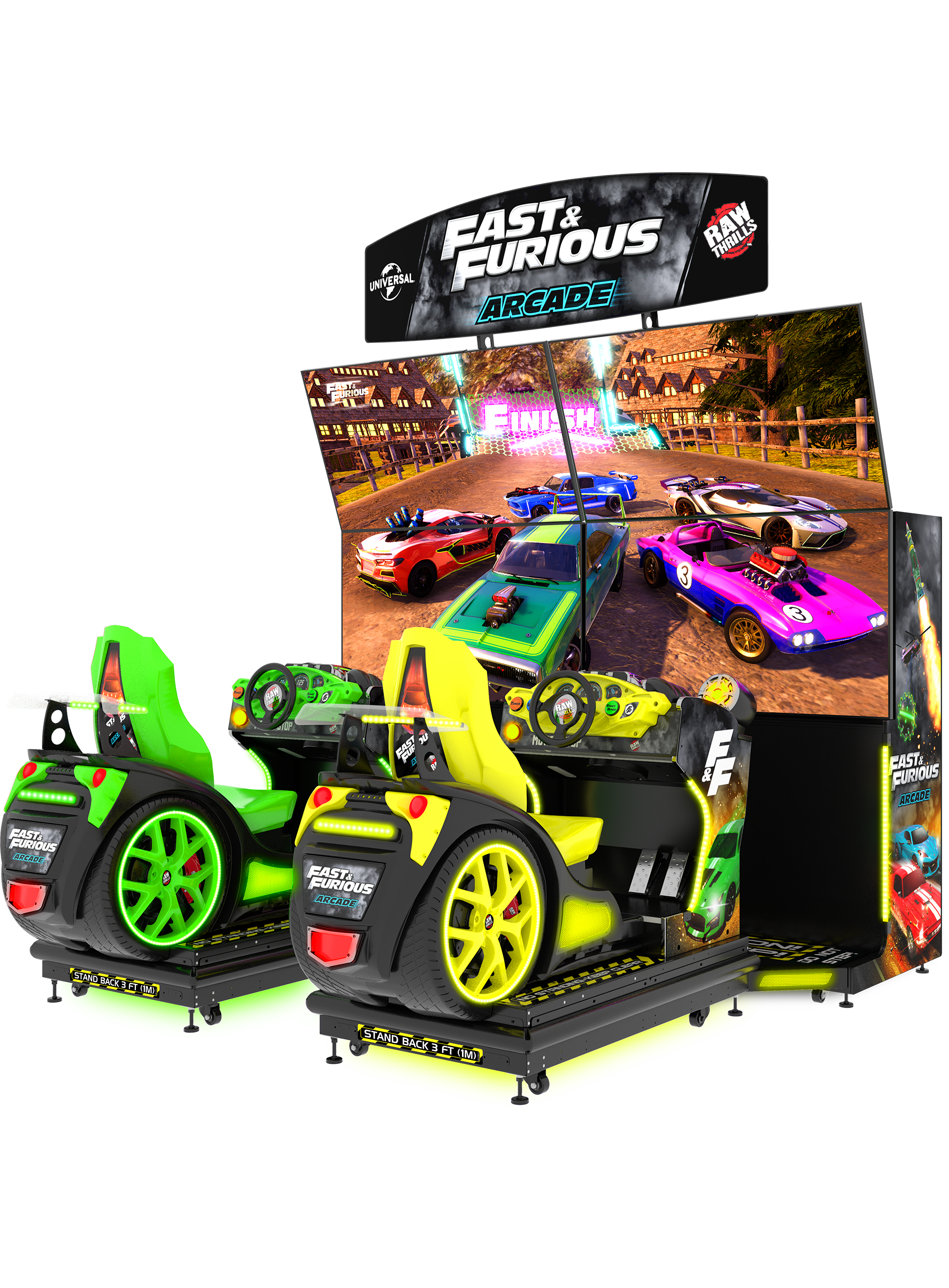 Fast & Furious Arcade by Raw Thrills (Single Cabinet)