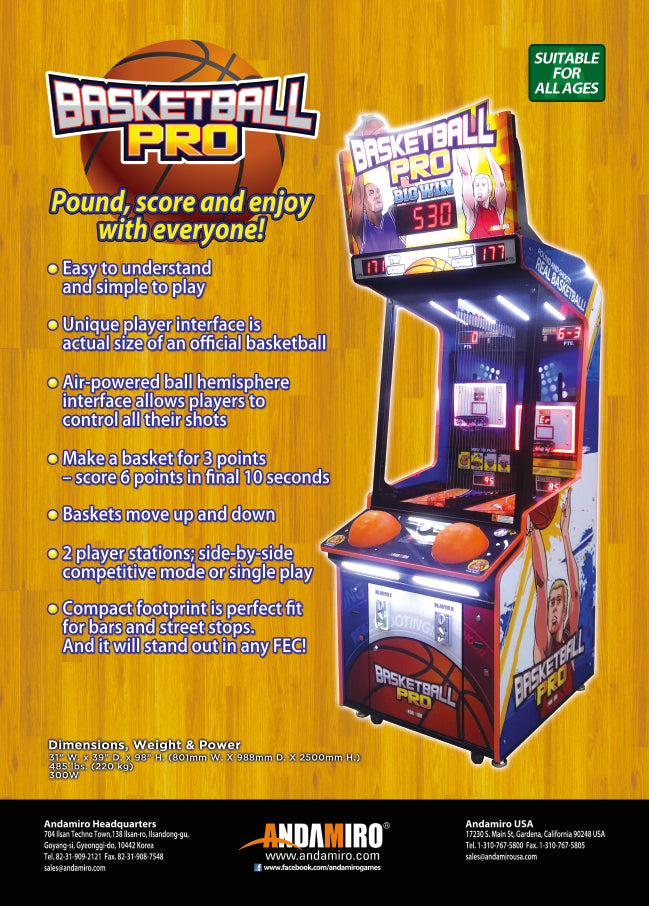 Basketball Pro Arcade Basketball Machine