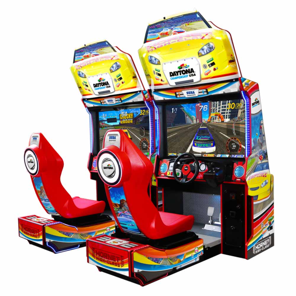 Daytona Championship USA Arcade Racing Machine by Sega Arcade