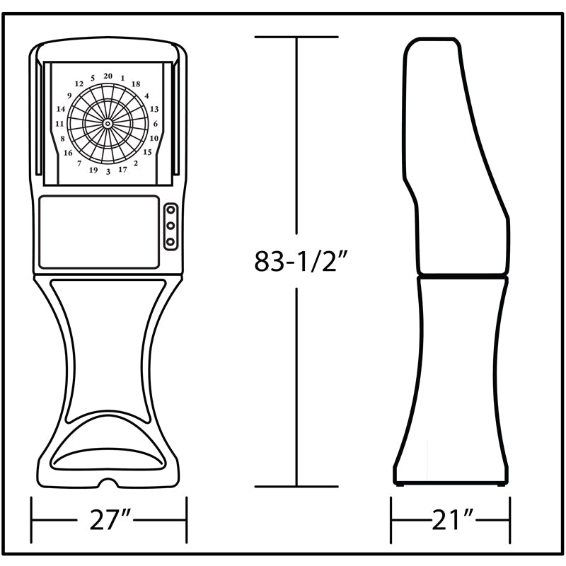 Spider 360 2000 Series Home Electronic Dartboard