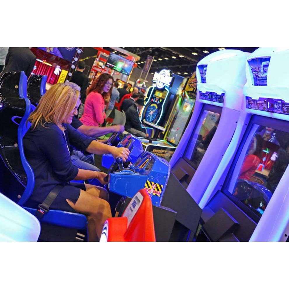 Storm Racer G Motion Racing Arcade Machine by Sega Arcade