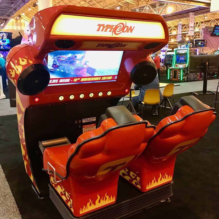 Typhoon Motion Theatre Simulator Arcade Machine: 10th Anniversary Edition