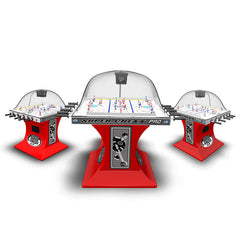 Premium Super Chexx Pro NHL Licensed Solid Wood Bubble Hockey Table by Ice Games