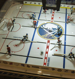 Premium Super Chexx Pro NHL Licensed Solid Wood Bubble Hockey Table by Ice Games