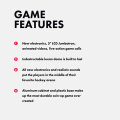 Premium Licensed "Miracle on Ice" Super Chexx Pro Solid Wood Bubble Hockey Table by Ice Games