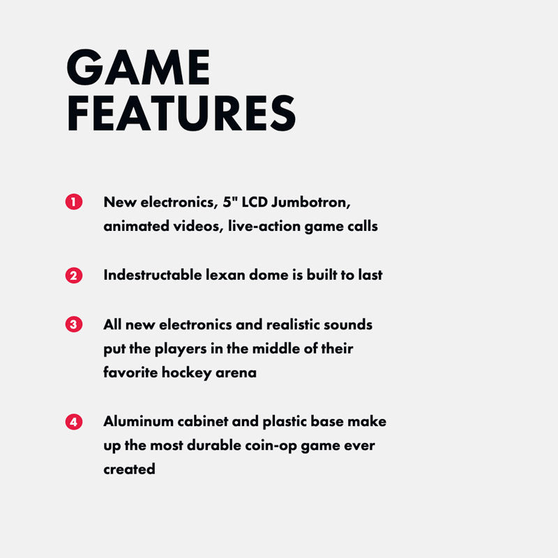 Premium Super Chexx Pro Solid Wood Bubble Hockey Table by Ice Games