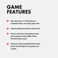 Super Chexx Pro NCAA Licensed Bubble Hockey Table by Ice Games