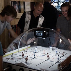 Premium Super Chexx Pro Solid Wood Bubble Hockey Table by Ice Games