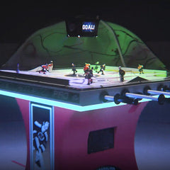 Premium Super Chexx Pro Solid Wood Bubble Hockey Table by Ice Games