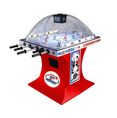 Licensed "Team USA vs Canada" Super Chexx Pro Deluxe Bubble Hockey Table by Ice Games