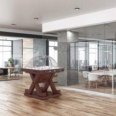 Premium Licensed "Miracle on Ice" Super Chexx Pro Solid Wood Bubble Hockey Table by Ice Games