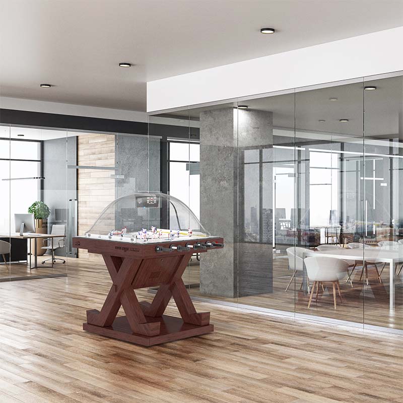 Premium Super Chexx Pro NCAA Licensed Solid Wood Bubble Hockey Table by Ice Games