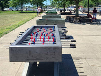 Stone Age Concrete Outdoor Double Foosball Table