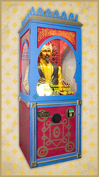 Nostalgic Zoltar Fortune Telling Machine Arcade Game by Characters Unlimited