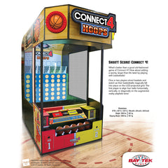 Connect 4 Hoops Arcade Basketball Machine