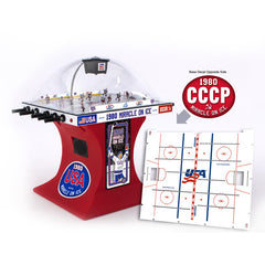 Licensed "Miracle on Ice" Super Chexx Pro Deluxe Bubble Hockey Table by Ice Games