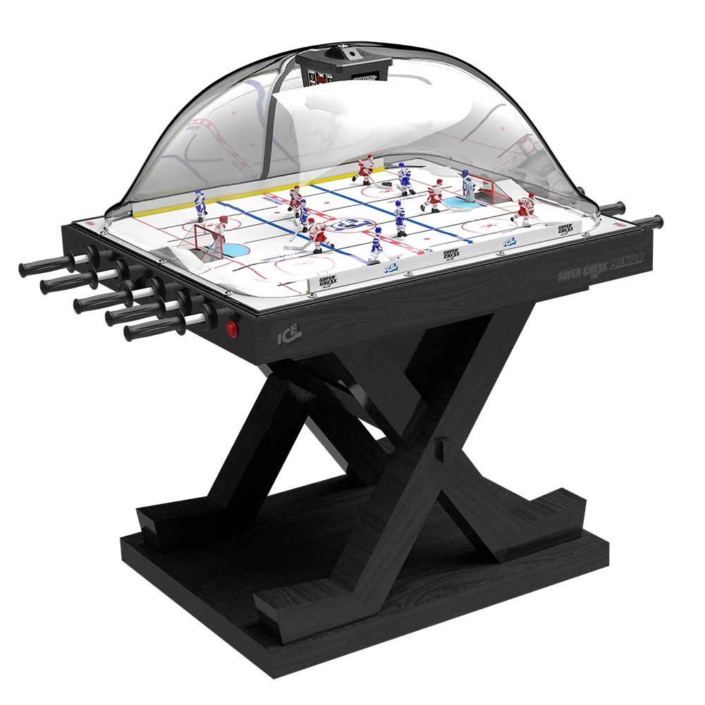 Premium Super Chexx Pro NHL Licensed Solid Wood Bubble Hockey Table by